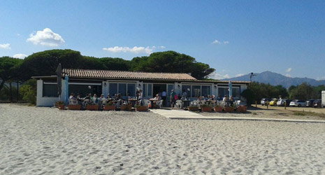 Outdoor bar on the beach-residence-sa-playa